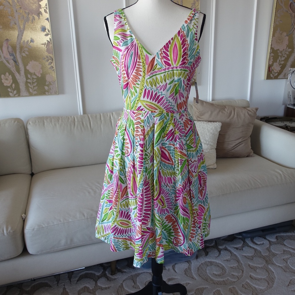 Tahari Arthur S. Levine Petite Floral Dress
